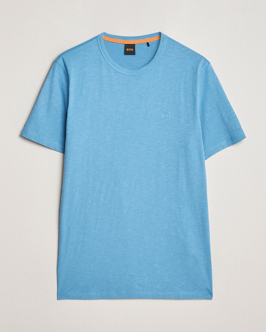 Heren | T-shirts | BOSS ORANGE | Tegood Crew Neck T-Shirt Open Blue