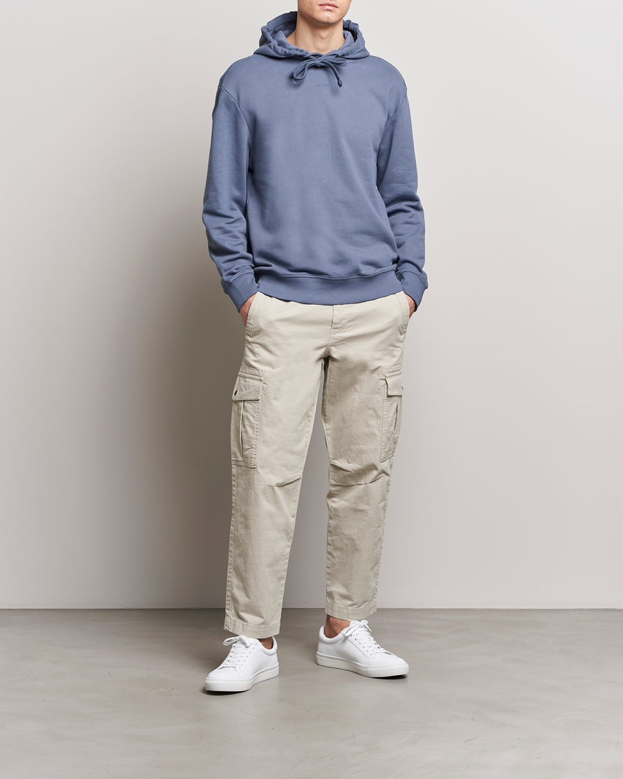 Homme | Pulls Et Tricots | HUGO | Dapo Hoodie Open Blue