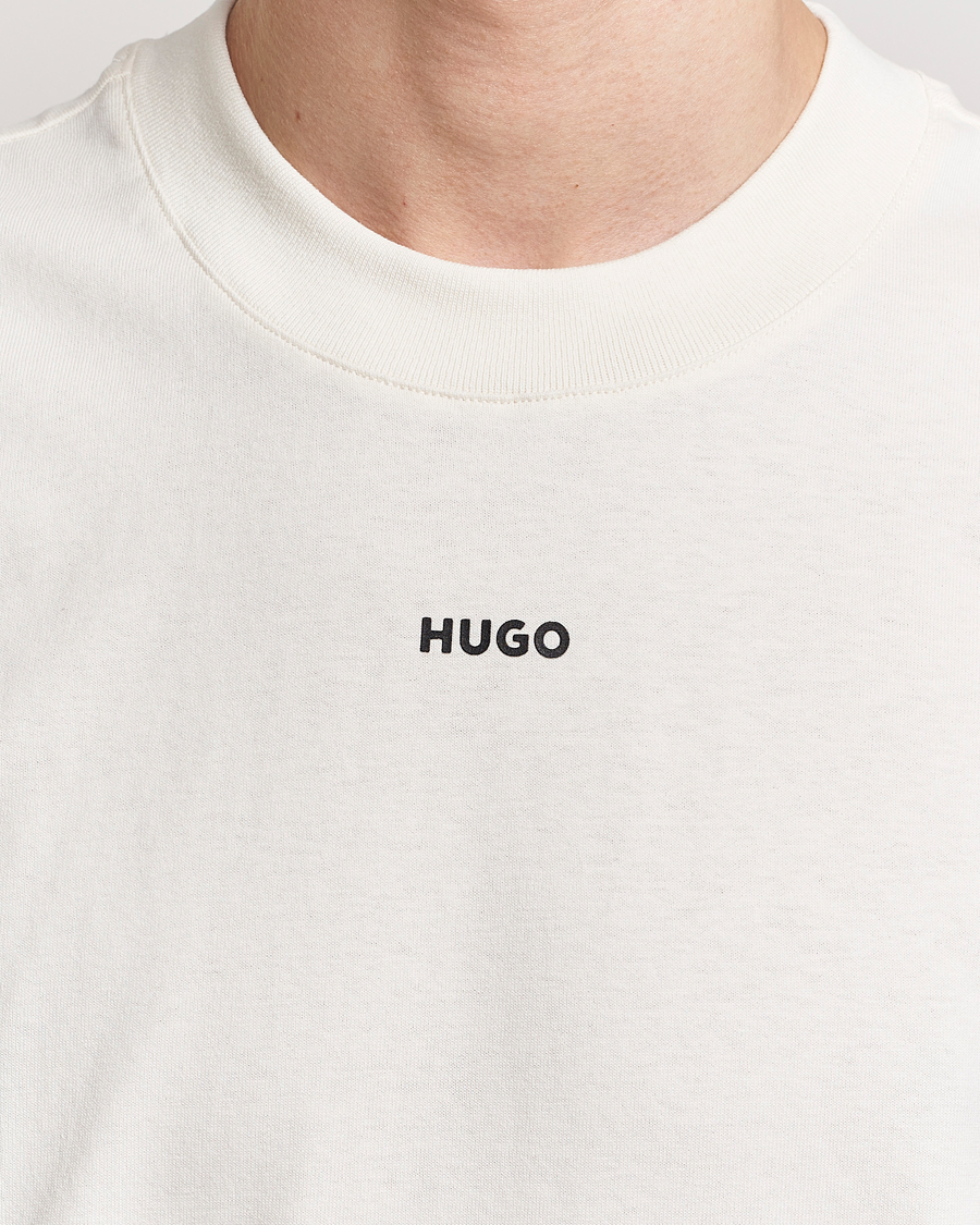Homme | T-shirts | HUGO | Dapolino Crew Neck T-Shirt Open White