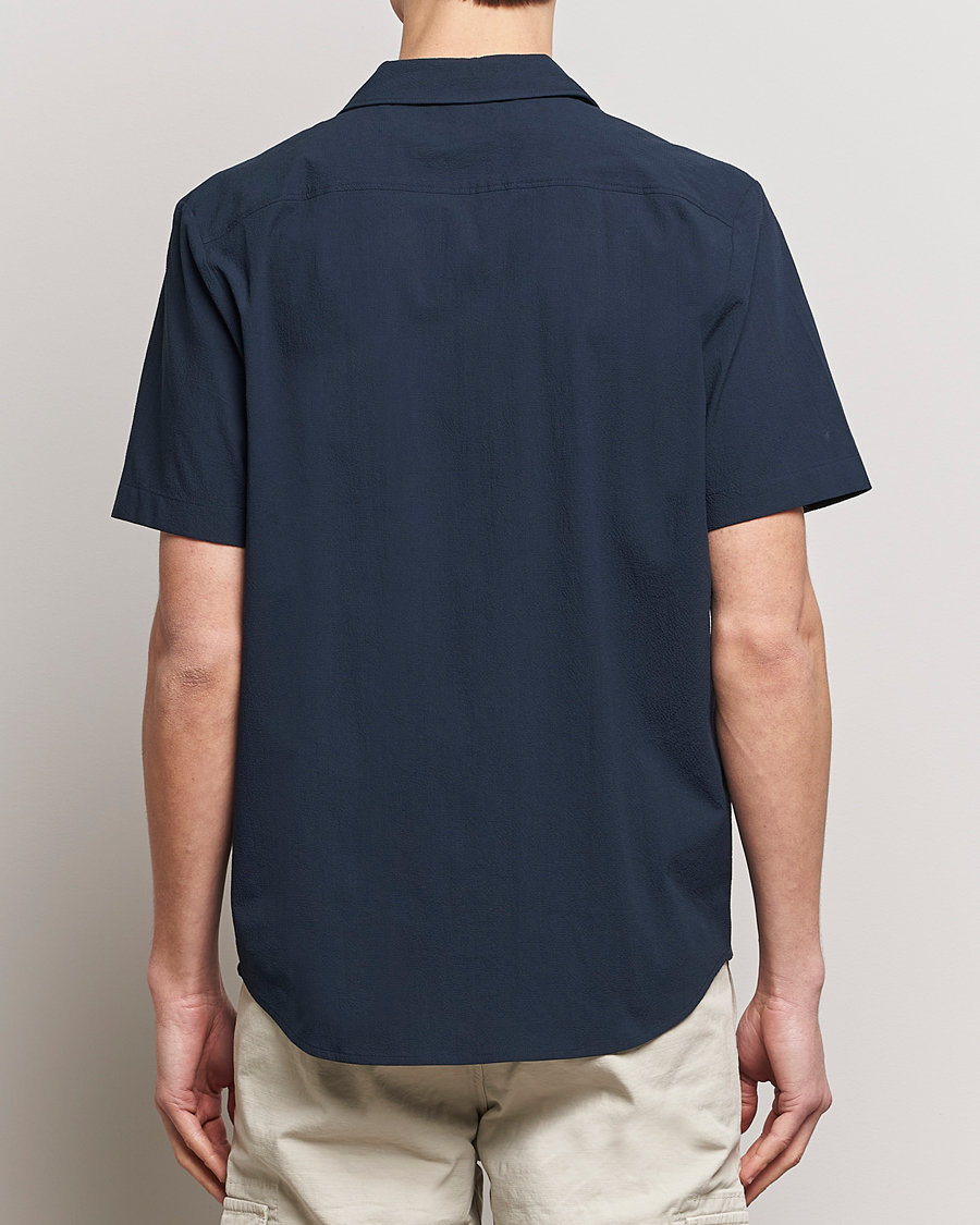 Homme | Chemises | HUGO | Ellino Short Sleeve Shirt Dark Blue