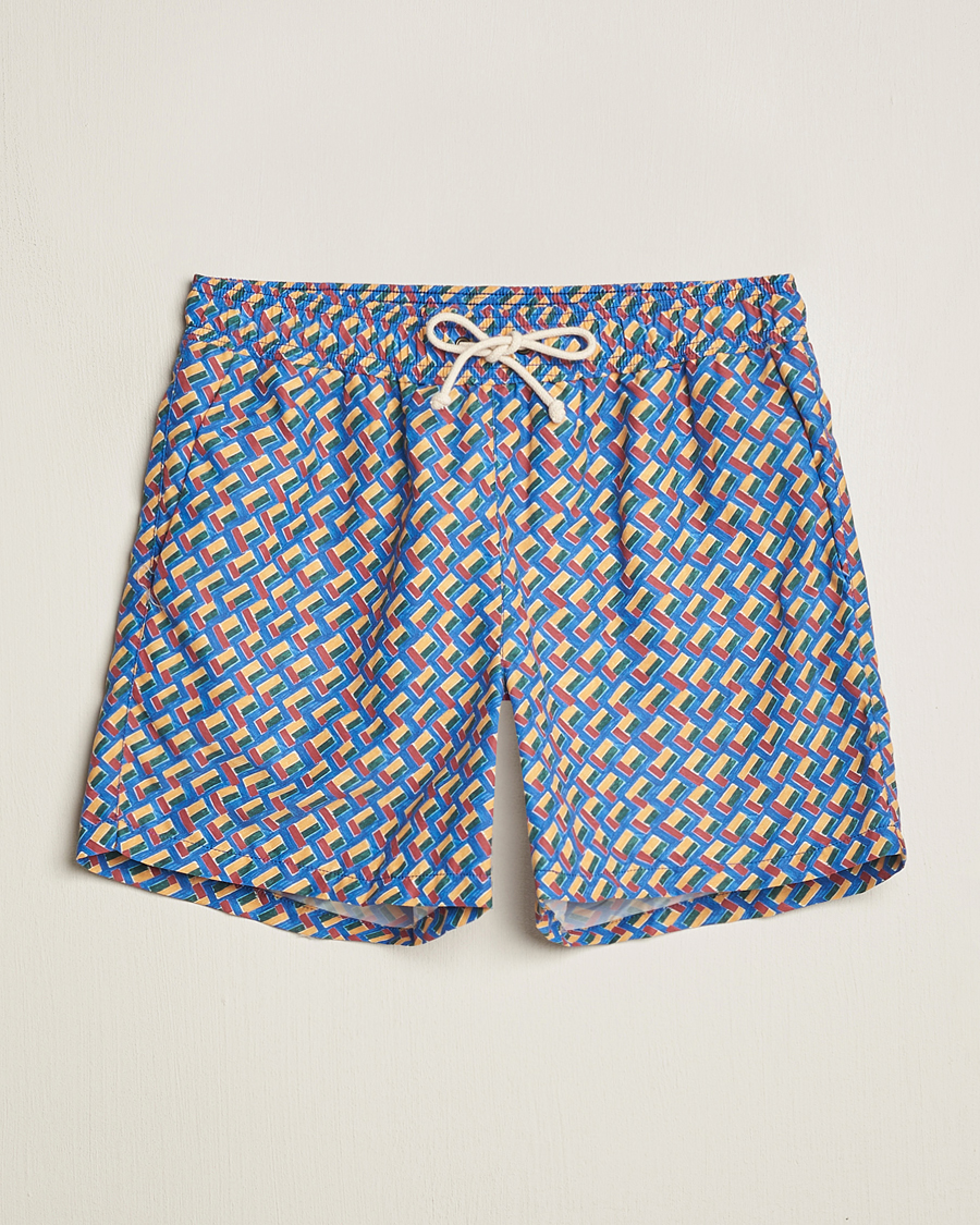 Homme | Maillots De Bain | Ripa Ripa | Meandro Printed Swimshorts Blue