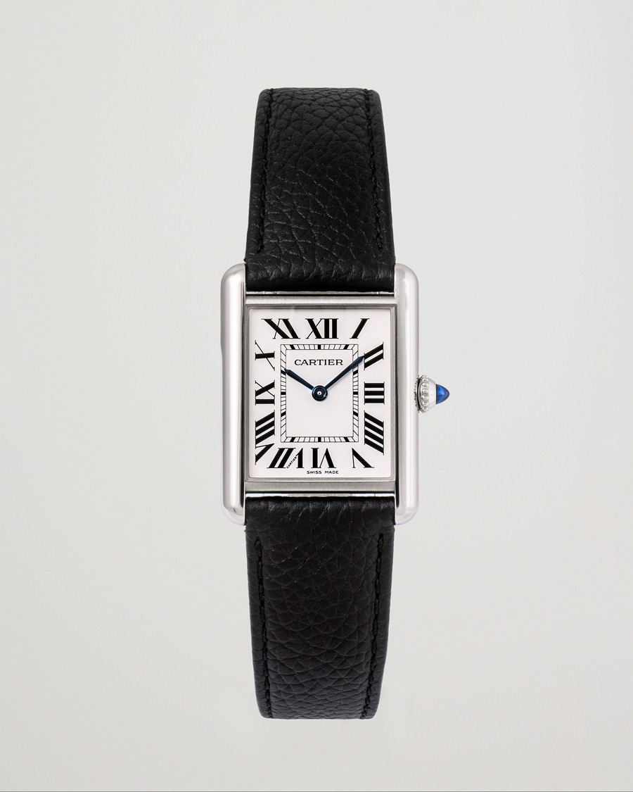 Heren | Cartier Pre-Owned Tank Muste de Cartier WSTA0041 Silver | Cartier Pre-Owned | Tank Muste de Cartier WSTA0041 Silver