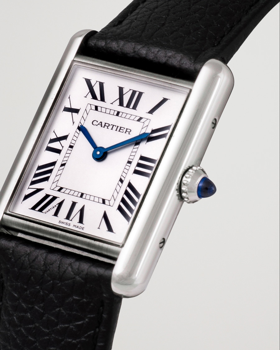 Heren | Cartier Pre-Owned Tank Muste de Cartier WSTA0041 Silver | Cartier Pre-Owned | Tank Muste de Cartier WSTA0041 Silver