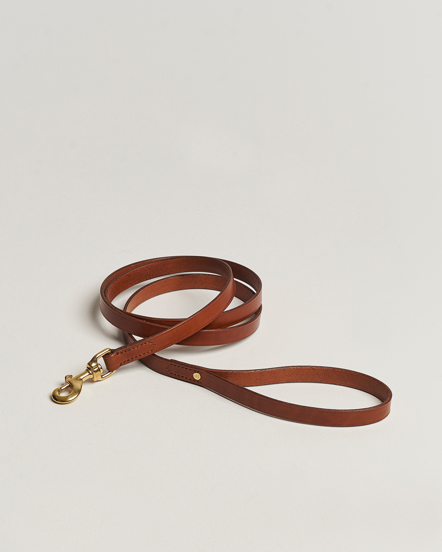 Heren | Hondenaccessoires | Tärnsjö Garveri | Leather Dog Leash Light Brown