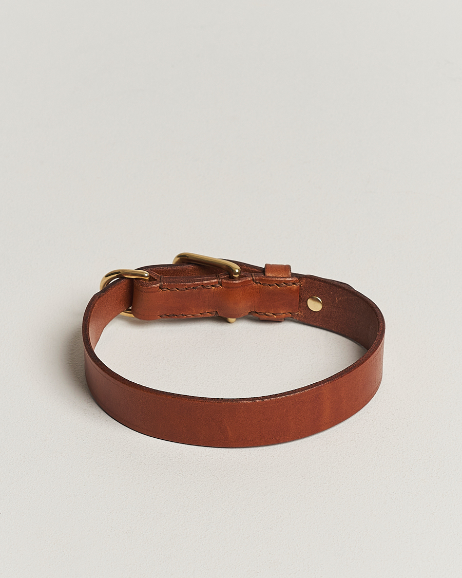 Heren | Hondenaccessoires | Tärnsjö Garveri | Leather Dog Collar Light Brown