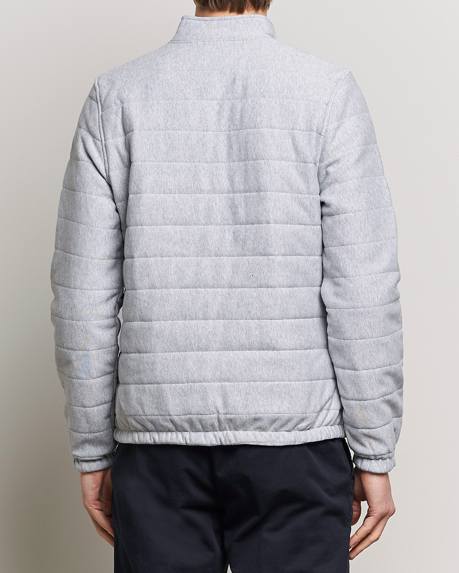Homme | Pulls Et Tricots | Stenströms | Cotton Collage Zip Jacket Grey