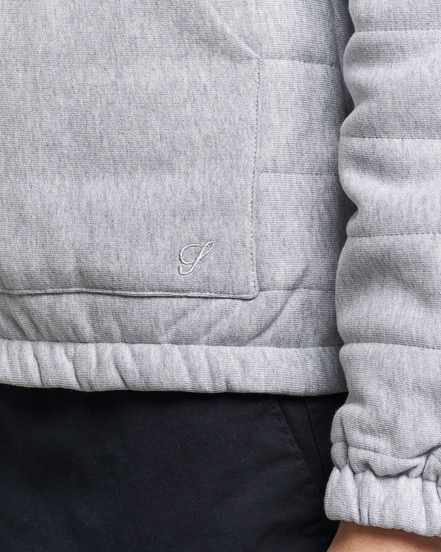 Homme | Pulls Et Tricots | Stenströms | Cotton Collage Zip Jacket Grey