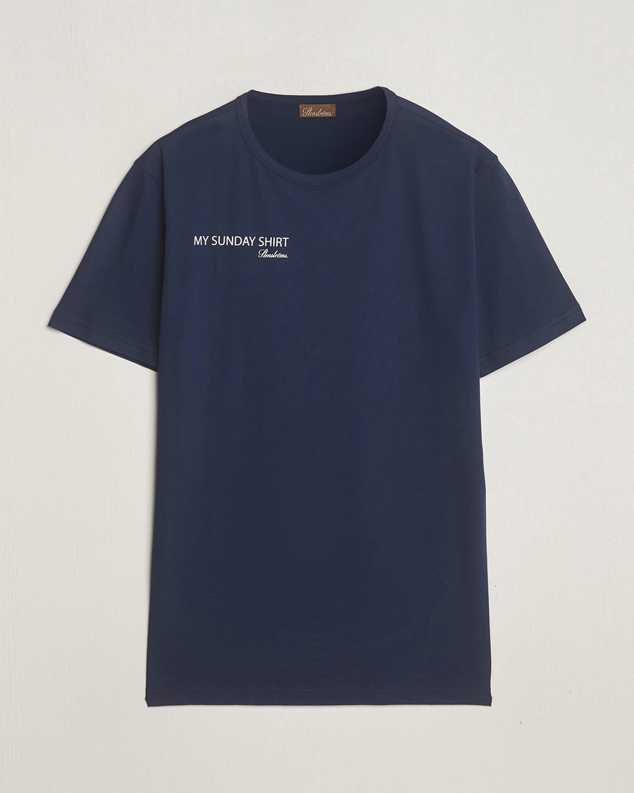 Homme | T-shirts | Stenströms | Sunday T-shirt Navy
