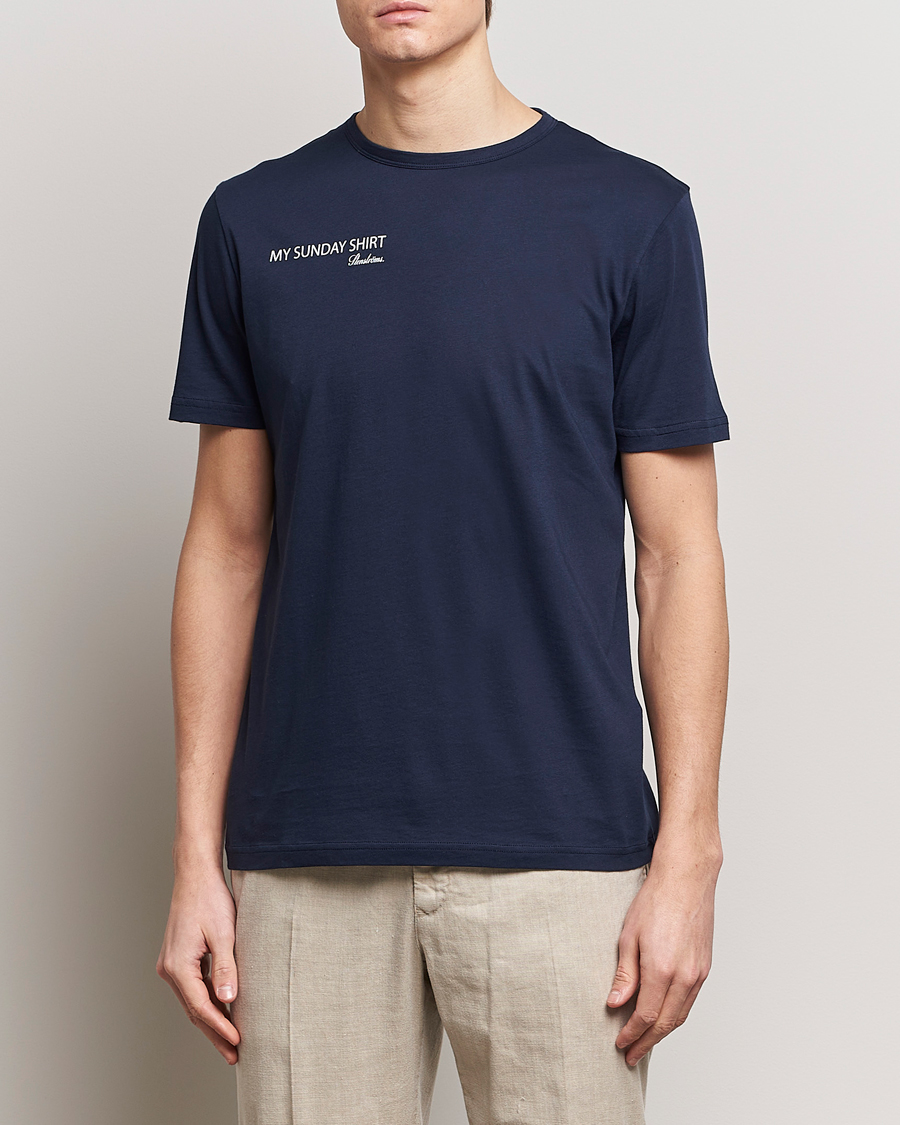 Homme | T-shirts | Stenströms | Sunday T-shirt Navy