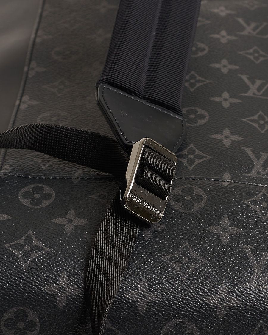 Homme | Louis Vuitton Pre-Owned Explorer Backpack Monogram Eclipse | Louis Vuitton Pre-Owned | Explorer Backpack Monogram Eclipse