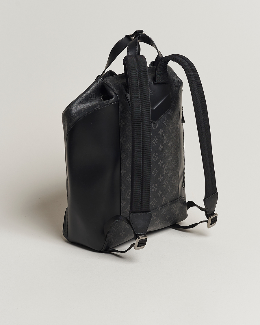 Homme | Louis Vuitton Pre-Owned Explorer Backpack Monogram Eclipse | Louis Vuitton Pre-Owned | Explorer Backpack Monogram Eclipse