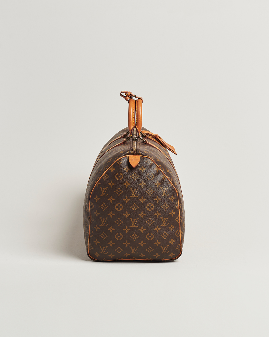 Homme | Louis Vuitton Pre-Owned Keepall 55 Bag Monogram | Louis Vuitton Pre-Owned | Keepall 55 Bag Monogram