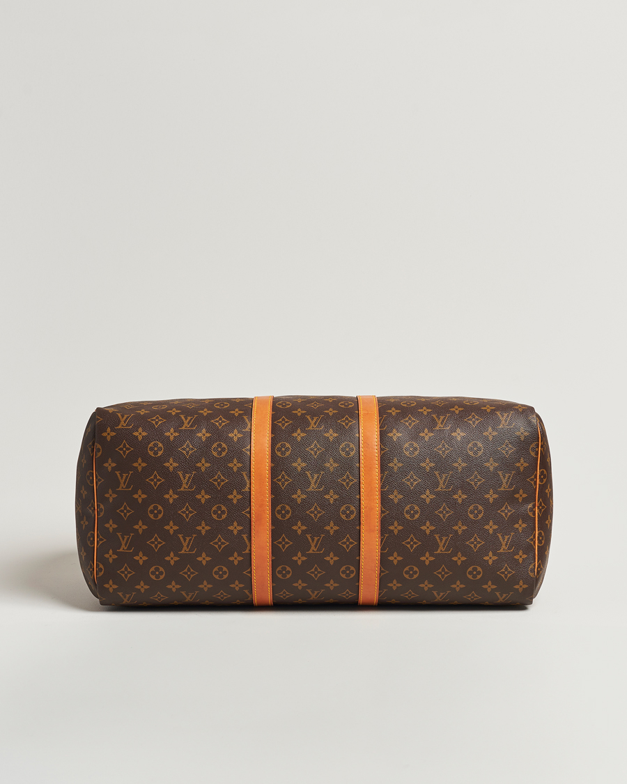 Homme | Louis Vuitton Pre-Owned Keepall 55 Bag Monogram | Louis Vuitton Pre-Owned | Keepall 55 Bag Monogram