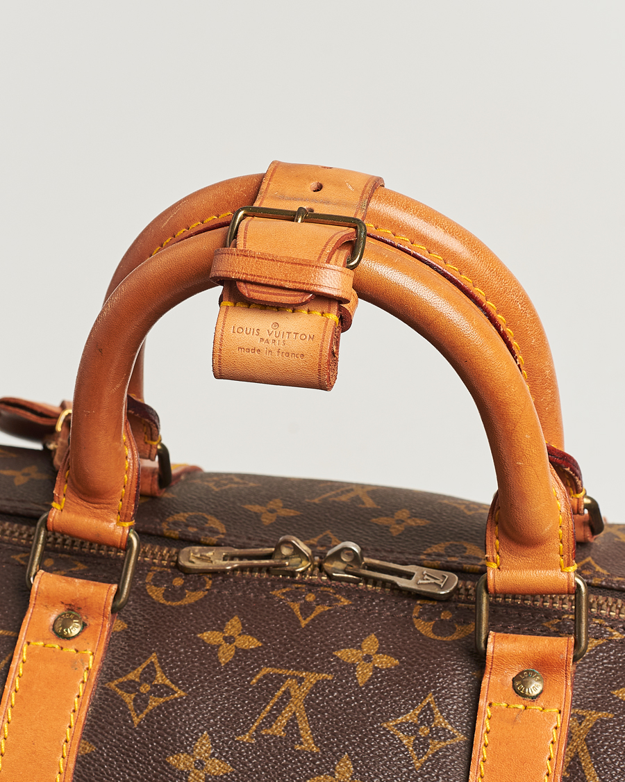 Homme | Louis Vuitton Pre-Owned Keepall 55 Bag Monogram | Louis Vuitton Pre-Owned | Keepall 55 Bag Monogram
