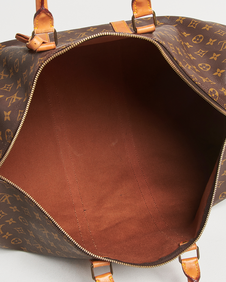 Homme | Louis Vuitton Pre-Owned Keepall 55 Bag Monogram | Louis Vuitton Pre-Owned | Keepall 55 Bag Monogram