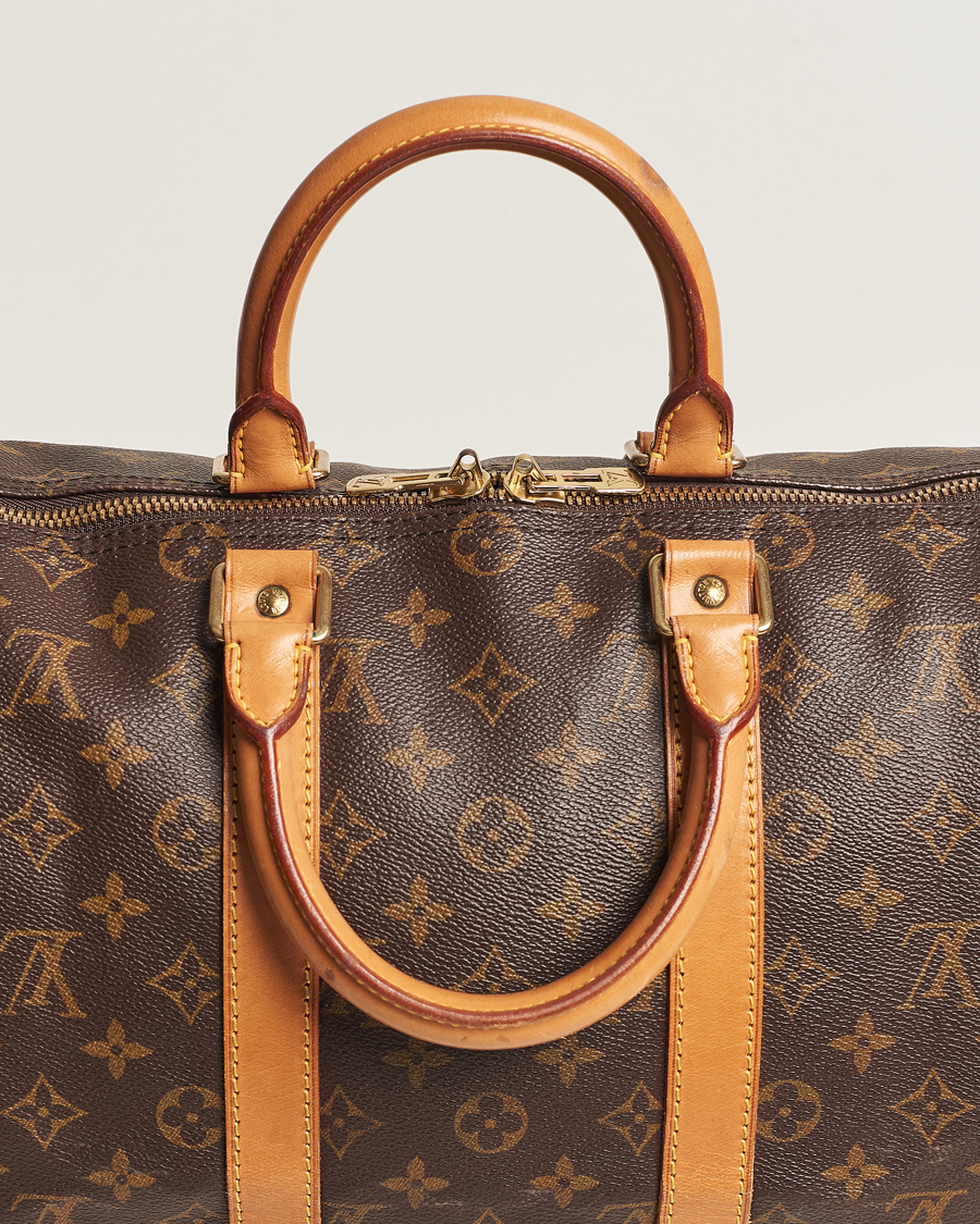 Homme | Louis Vuitton Pre-Owned Keepall 45 Bag Monogram | Louis Vuitton Pre-Owned | Keepall 45 Bag Monogram