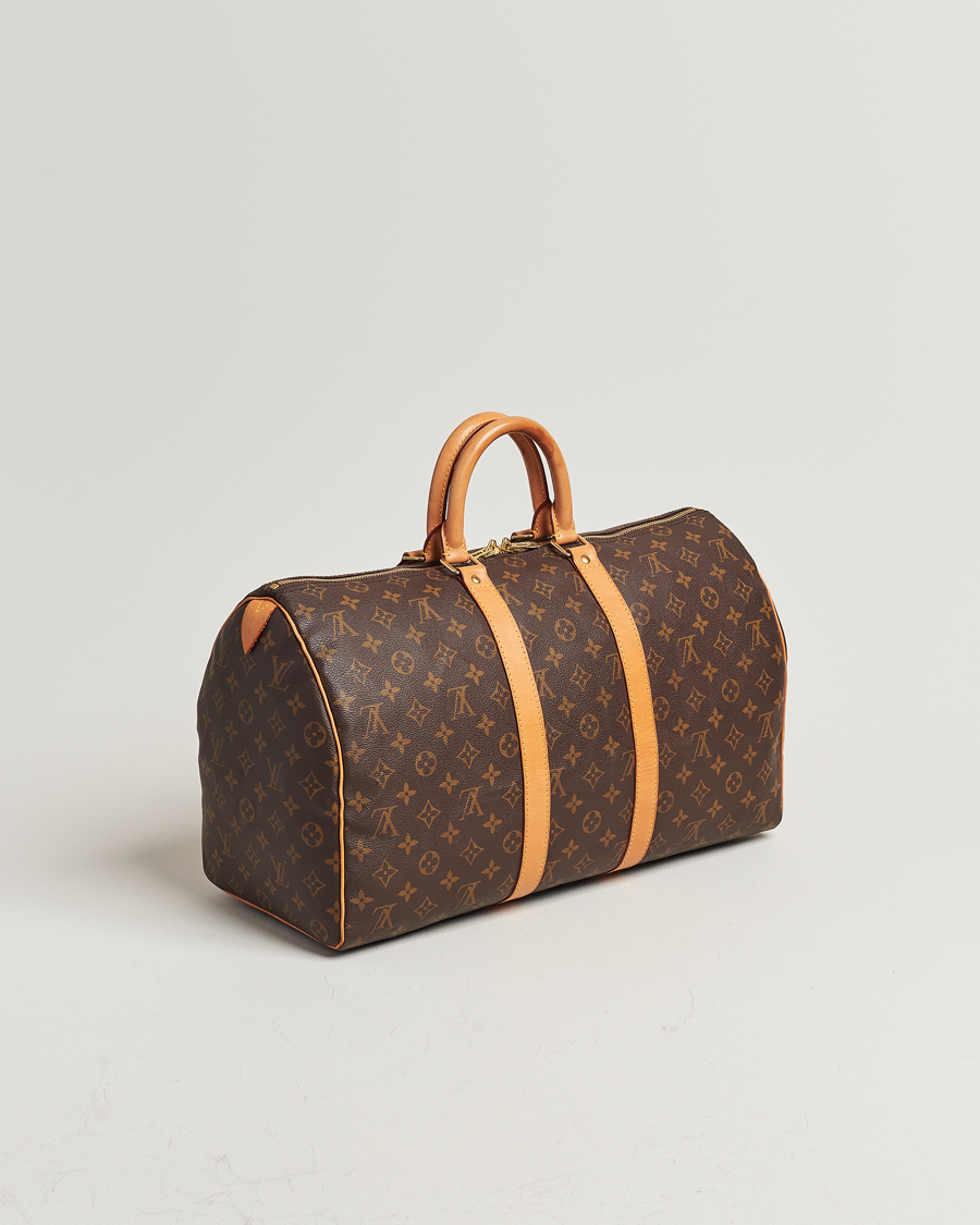 Heren | Louis Vuitton Pre-Owned Keepall 45 Bag Monogram | Louis Vuitton Pre-Owned | Keepall 45 Bag Monogram