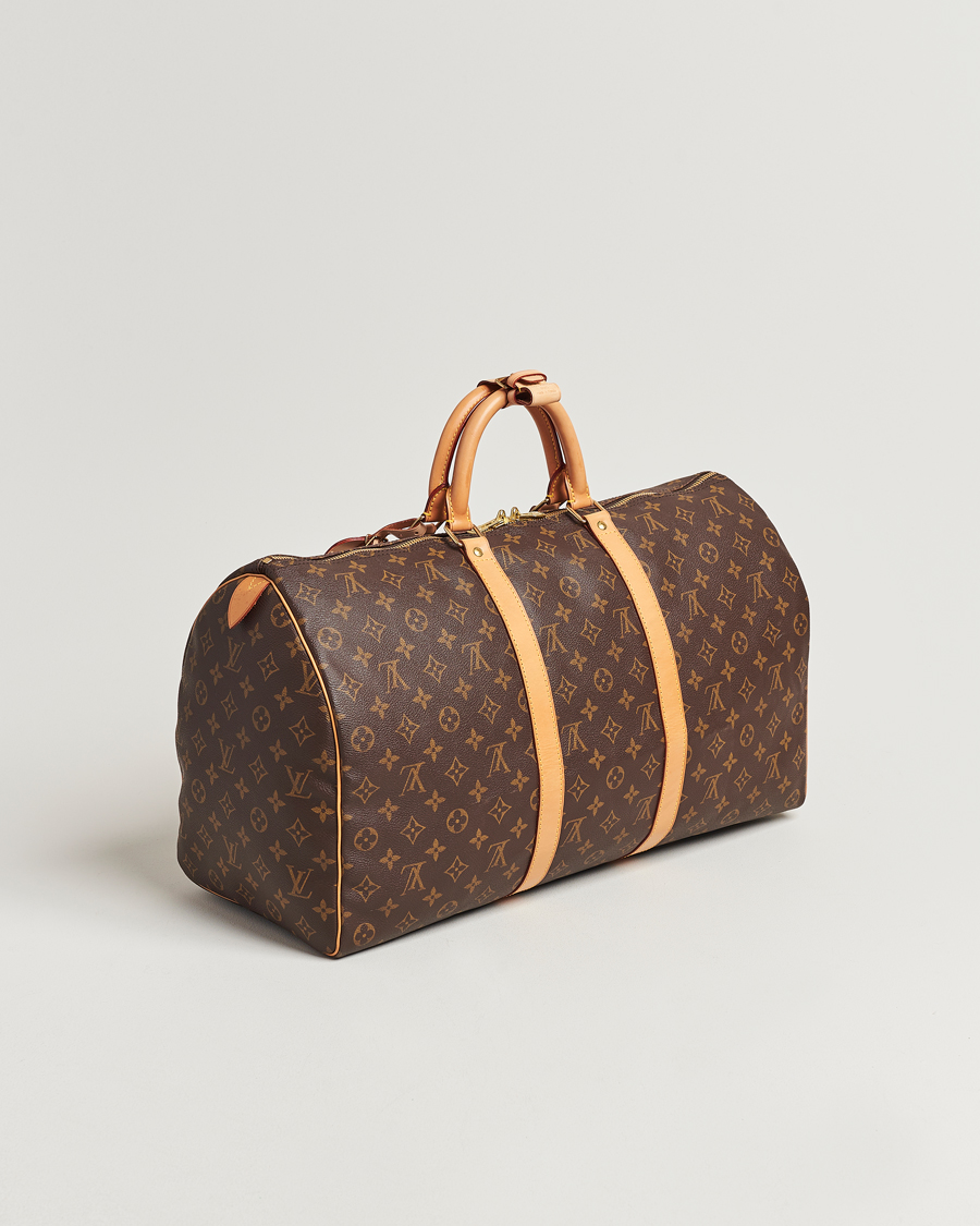 Homme | Louis Vuitton Pre-Owned Keepall 50 Bag Monogram | Louis Vuitton Pre-Owned | Keepall 50 Bag Monogram