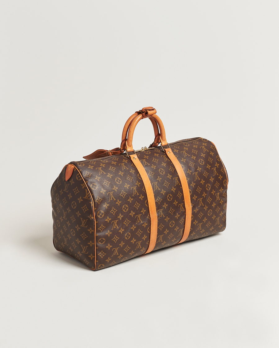 Heren | Louis Vuitton Pre-Owned Keepall 50 Bag Monogram | Louis Vuitton Pre-Owned | Keepall 50 Bag Monogram
