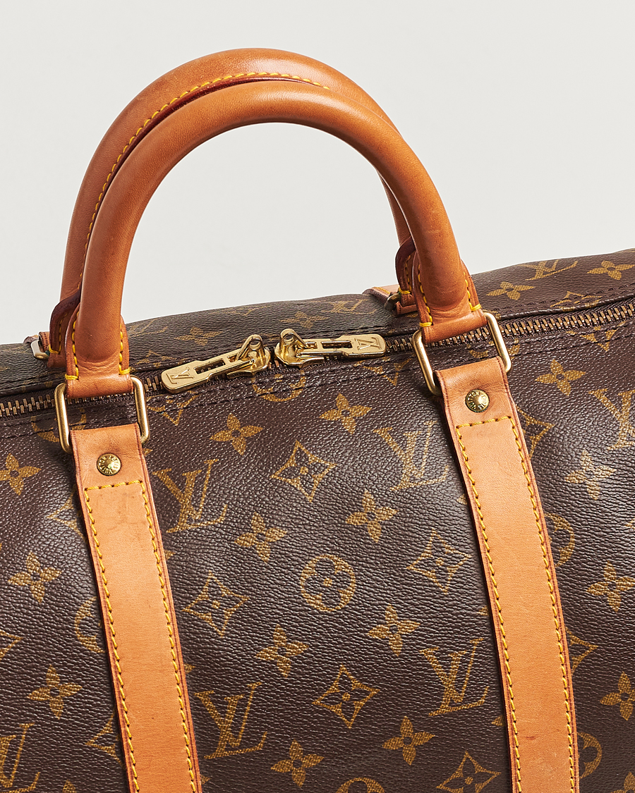 Homme | Louis Vuitton Pre-Owned Keepall 50 Bag Monogram | Louis Vuitton Pre-Owned | Keepall 50 Bag Monogram