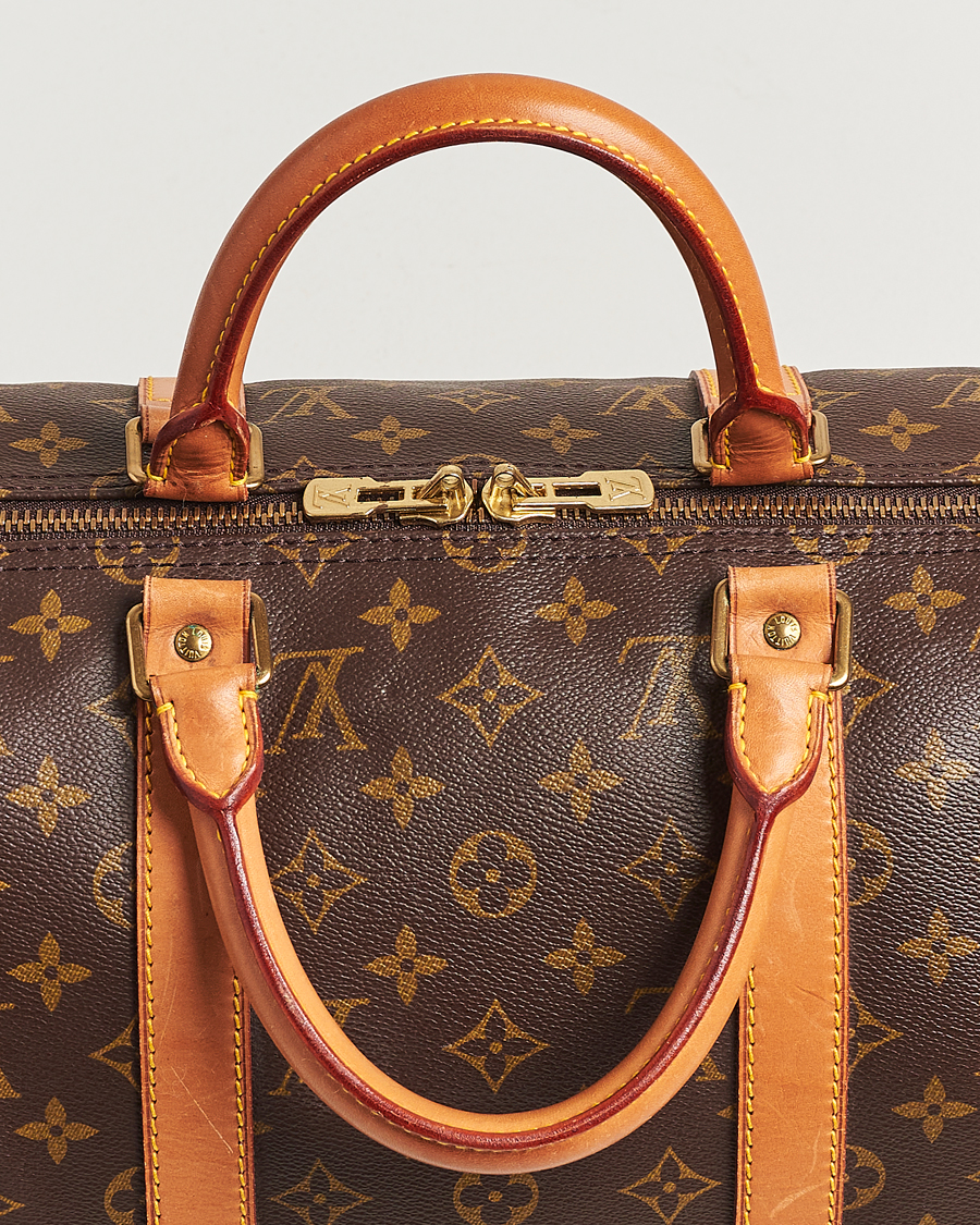 Homme | Louis Vuitton Pre-Owned Keepall 50 Bag Monogram | Louis Vuitton Pre-Owned | Keepall 50 Bag Monogram