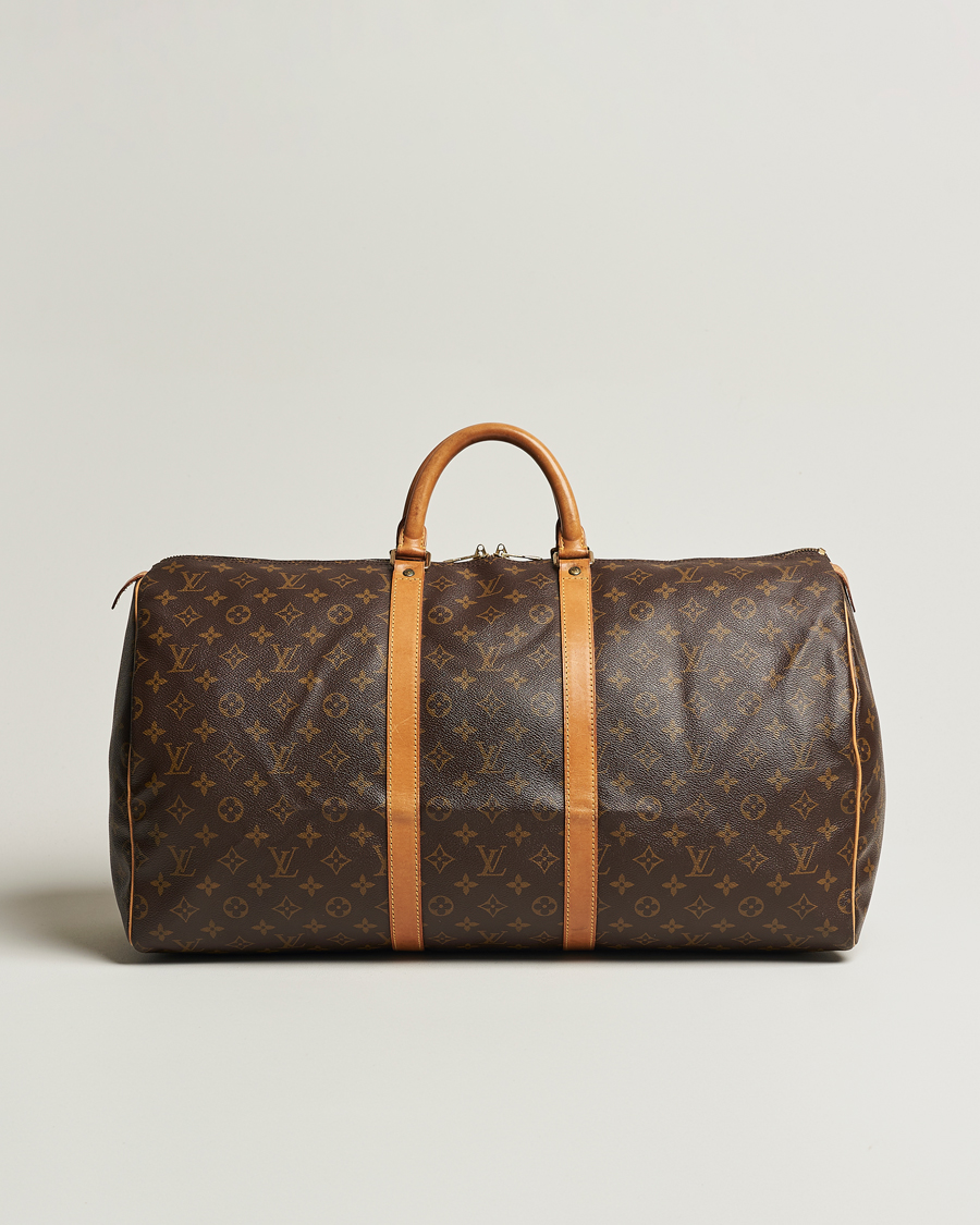 Heren | Louis Vuitton Pre-Owned Keepall 55 Bag Monogram | Louis Vuitton Pre-Owned | Keepall 55 Bag Monogram