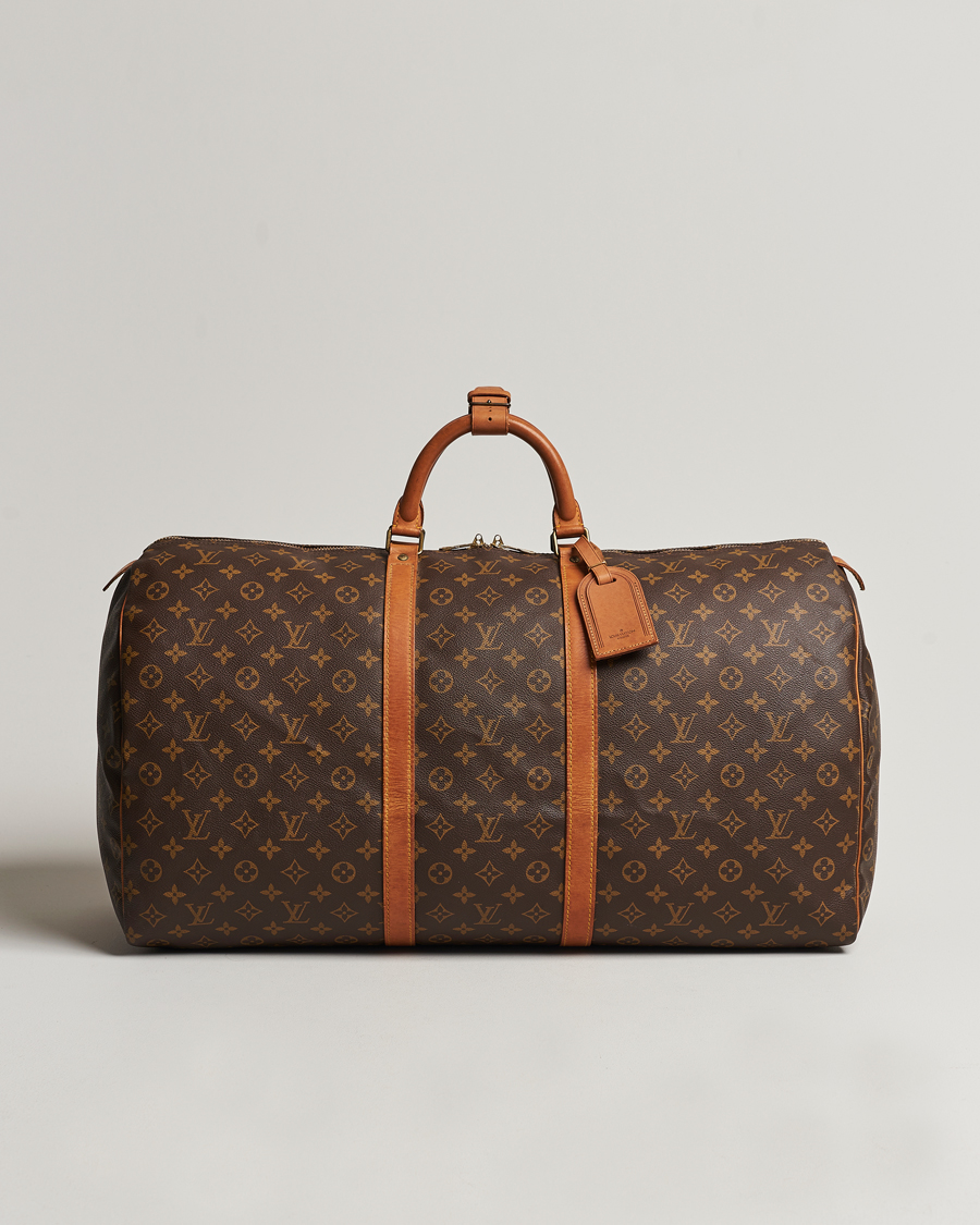 Heren | Louis Vuitton Pre-Owned Keepall 60 Bag Monogram | Louis Vuitton Pre-Owned | Keepall 60 Bag Monogram