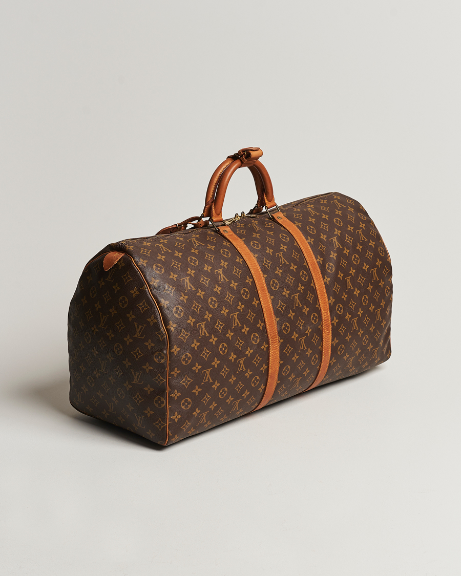 Heren | Louis Vuitton Pre-Owned Keepall 60 Bag Monogram | Louis Vuitton Pre-Owned | Keepall 60 Bag Monogram