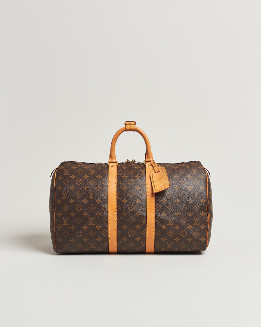Heren | Louis Vuitton Pre-Owned Keepall 45 Bag Monogram | Louis Vuitton Pre-Owned | Keepall 45 Bag Monogram