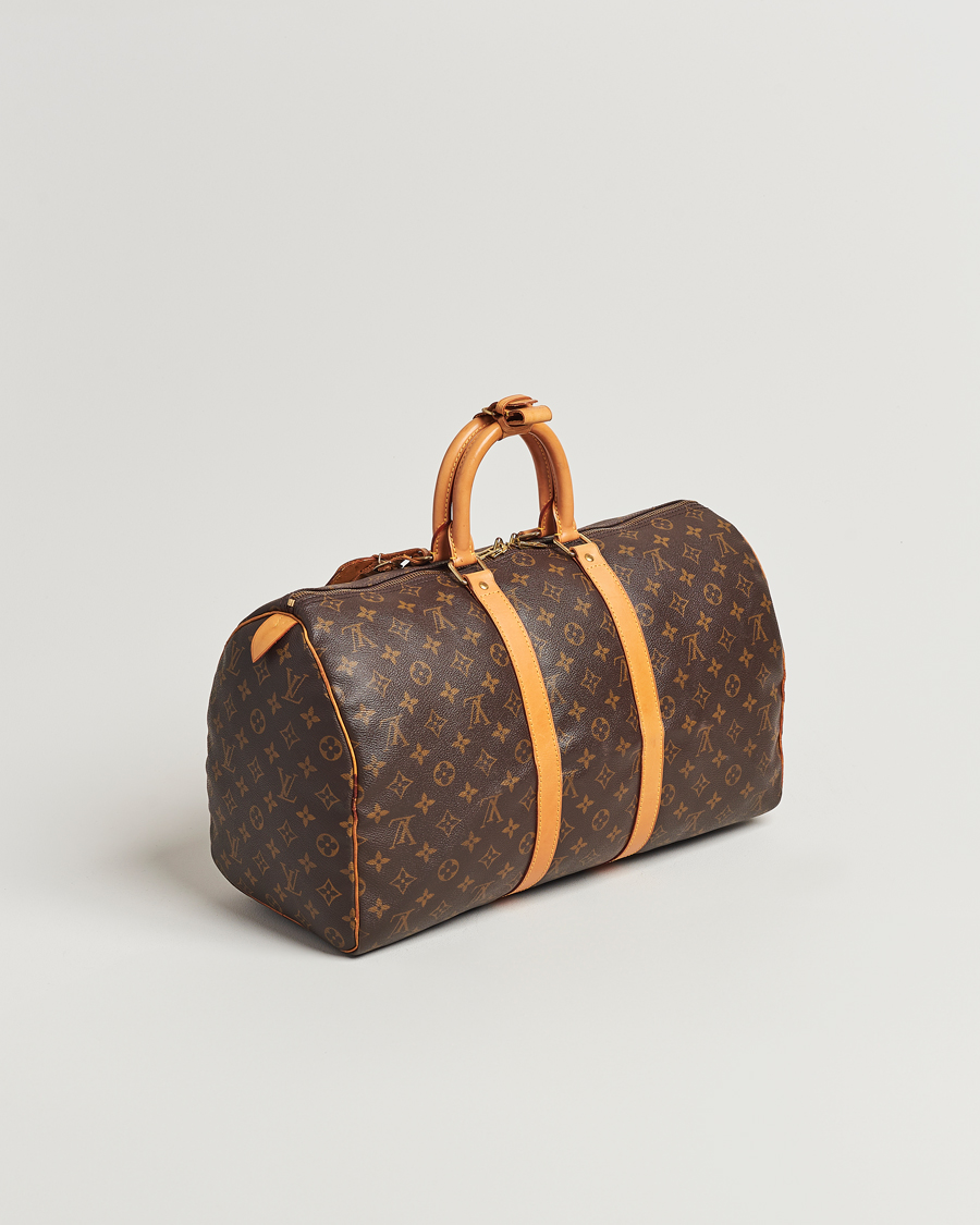 Heren | Louis Vuitton Pre-Owned Keepall 45 Bag Monogram | Louis Vuitton Pre-Owned | Keepall 45 Bag Monogram