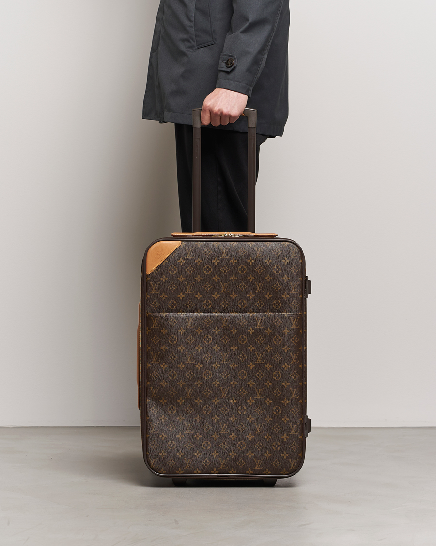 Homme | Louis Vuitton Pre-Owned Pégase 55 Trolley Monogram | Louis Vuitton Pre-Owned | Pégase 55 Trolley Monogram