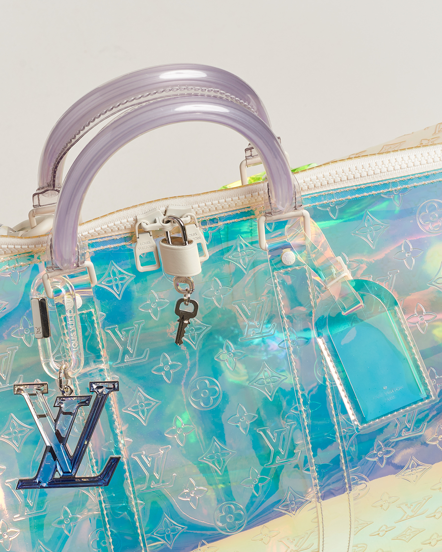 Homme | Louis Vuitton Pre-Owned Keepall Bandoulière 50 Bag Prism Monogram | Louis Vuitton Pre-Owned | Keepall Bandoulière 50 Bag Prism Monogram