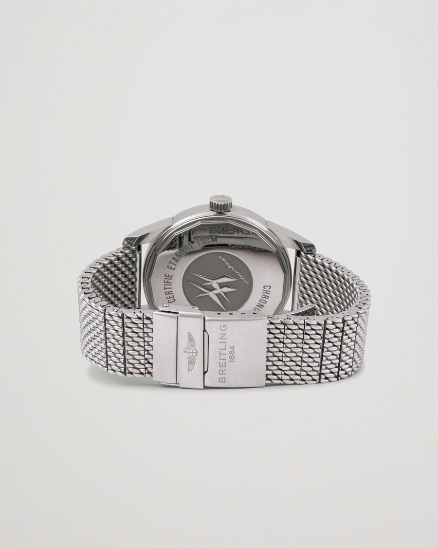 Heren | Breitling Pre-Owned Transocean A45310 Silver | Breitling Pre-Owned | Transocean A45310 Silver