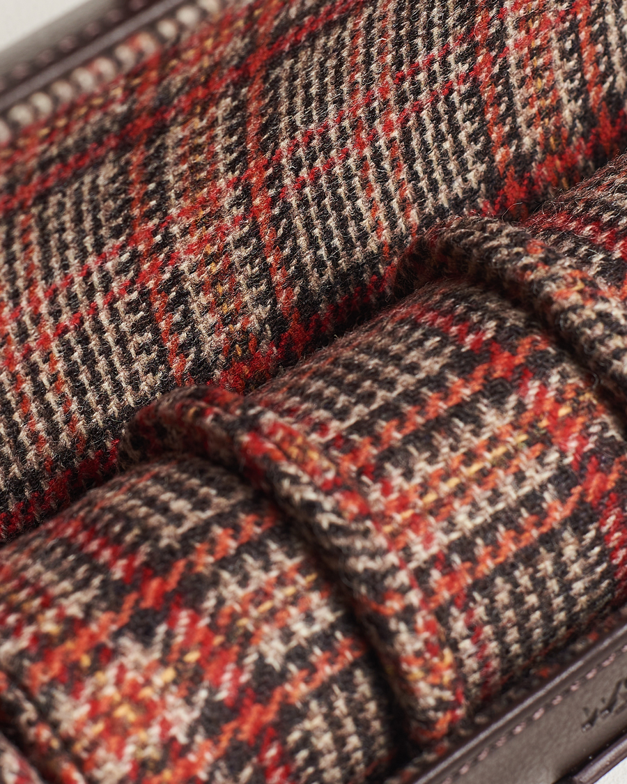 Heren | WOLF WM Brown Triple Watch Roll Tweed Brown | WOLF | WM Brown Triple Watch Roll Tweed Brown