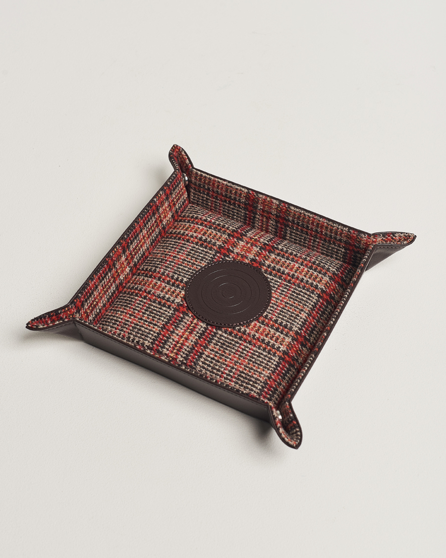 Homme | WOLF WM Brown Coin Tray Tweed Brown | WOLF | WM Brown Coin Tray Tweed Brown