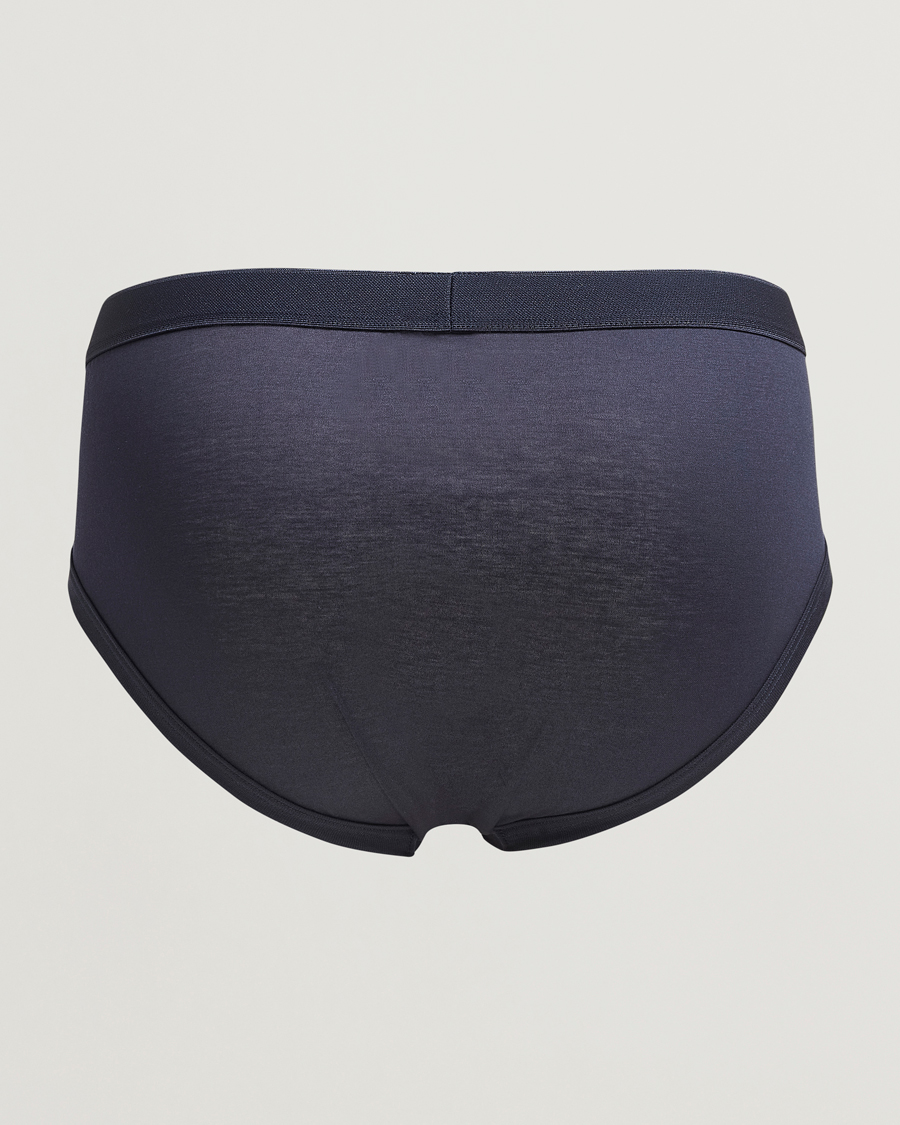 Heren | Ondergoed | Zimmerli of Switzerland | Sea Island Cotton Briefs Navy