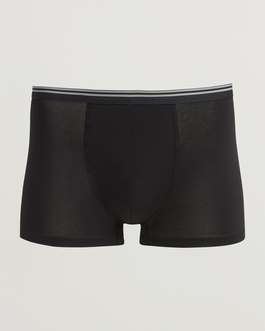 Homme | Sous-Vêtements Et Chaussettes | Zimmerli of Switzerland | Pure Comfort Boxer Shorts Black