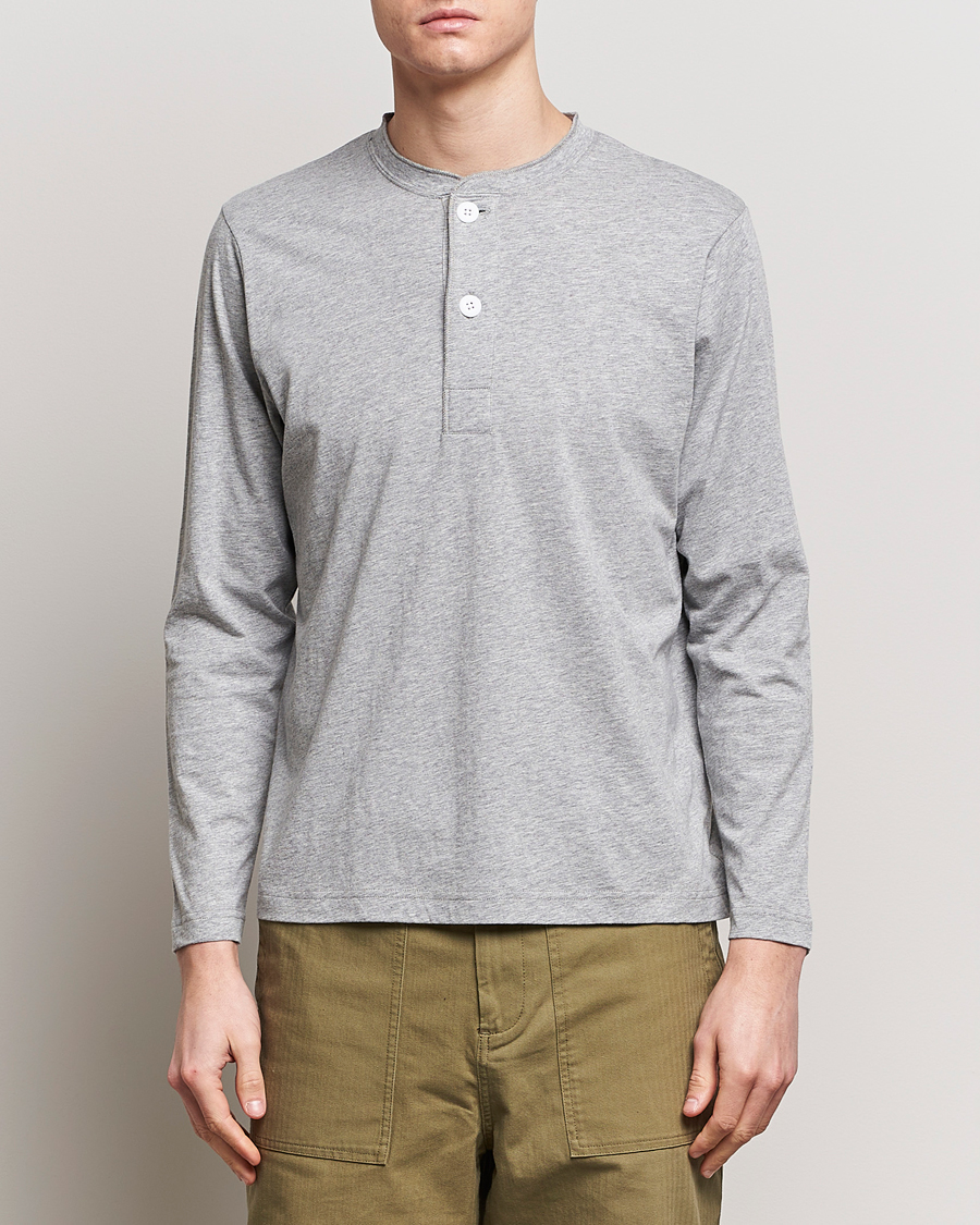 Homme | Pulls Et Tricots | BEAMS PLUS | Cotton Henley Grey