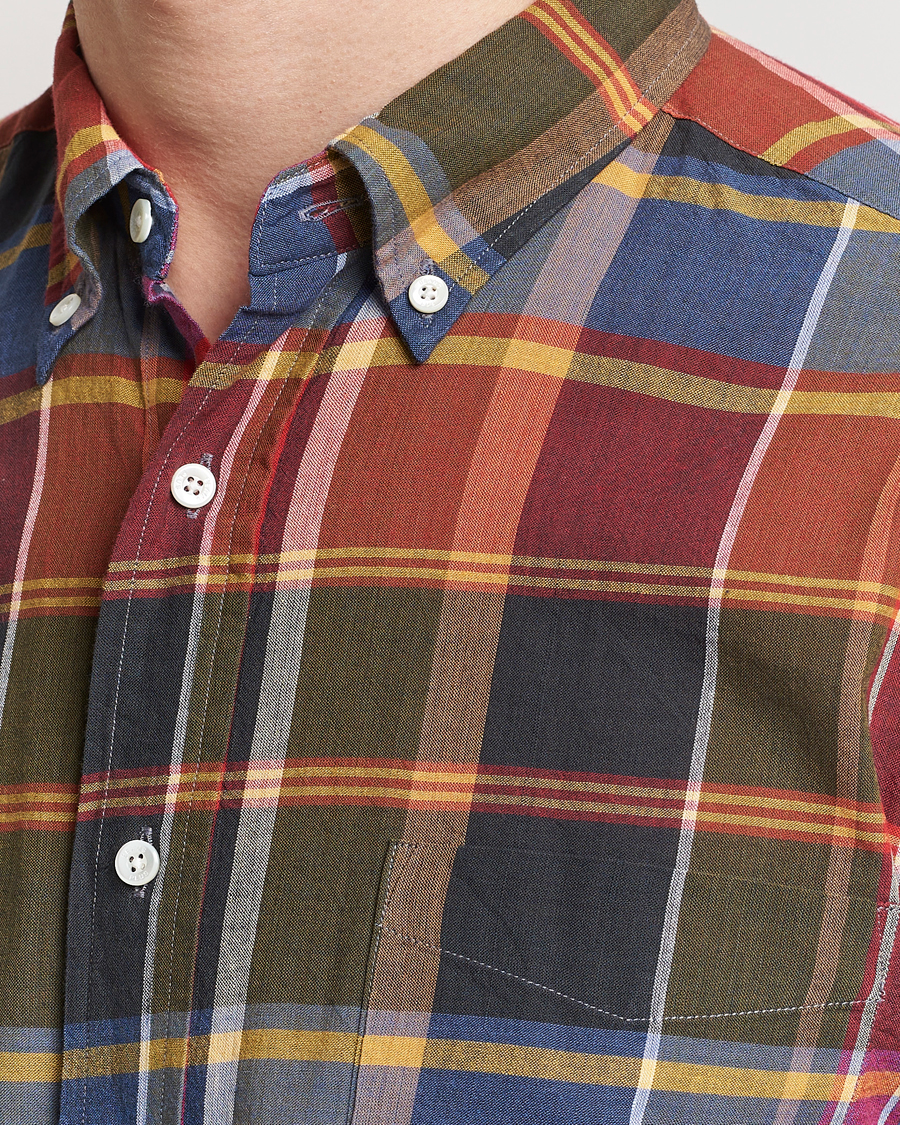 Heren | Overhemden | BEAMS PLUS | Button Down Madras Shirt Red Check