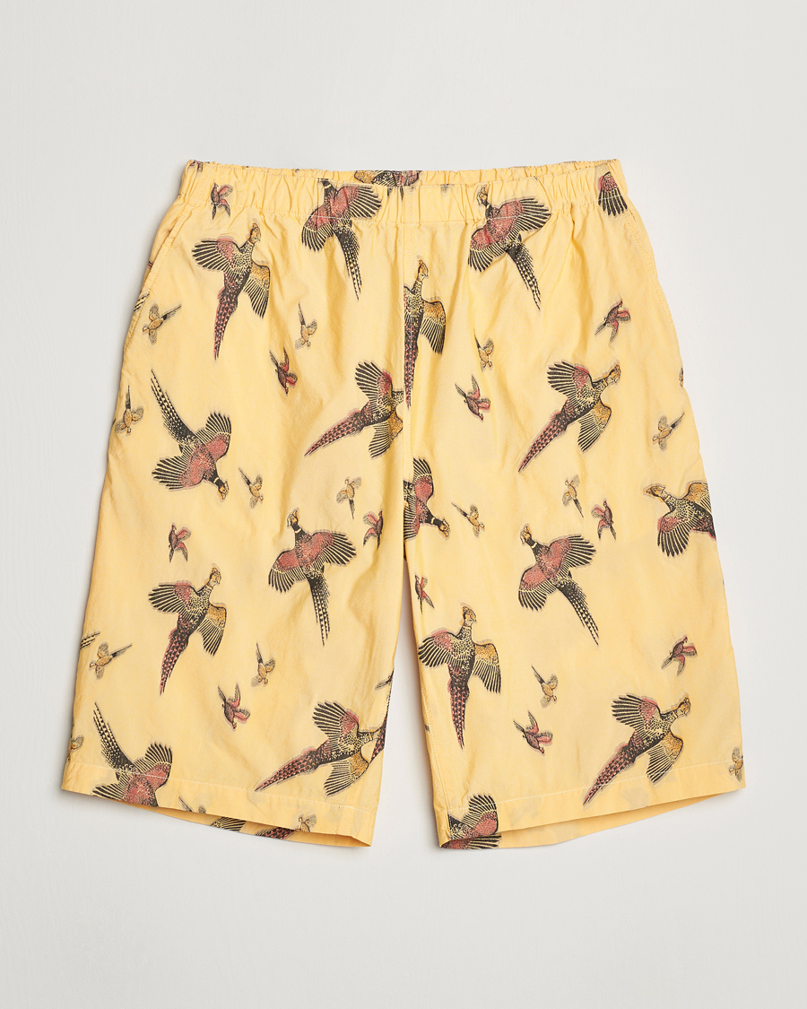 Homme | Shorts | BEAMS PLUS | Duck Jacquard Easy Shorts Yellow