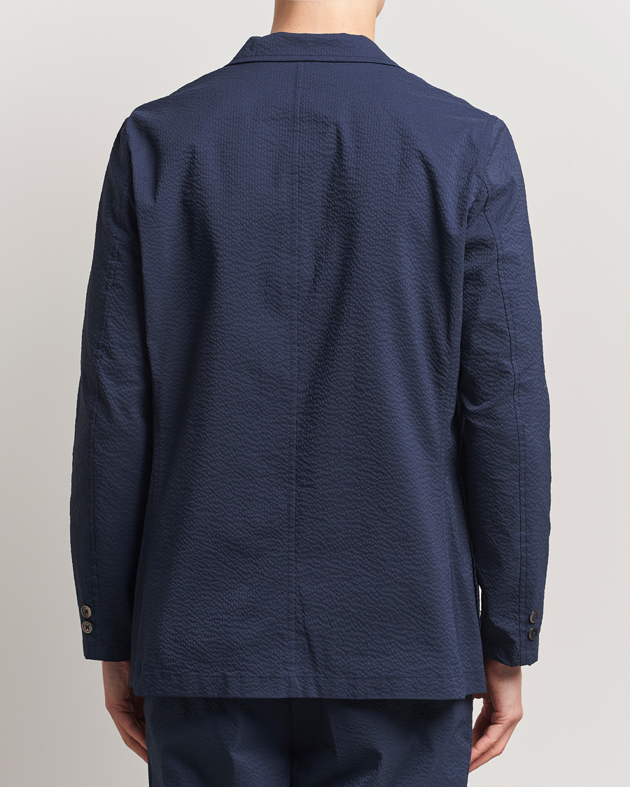 Heren | Blazers | BEAMS PLUS | Seersucker Blazer Navy
