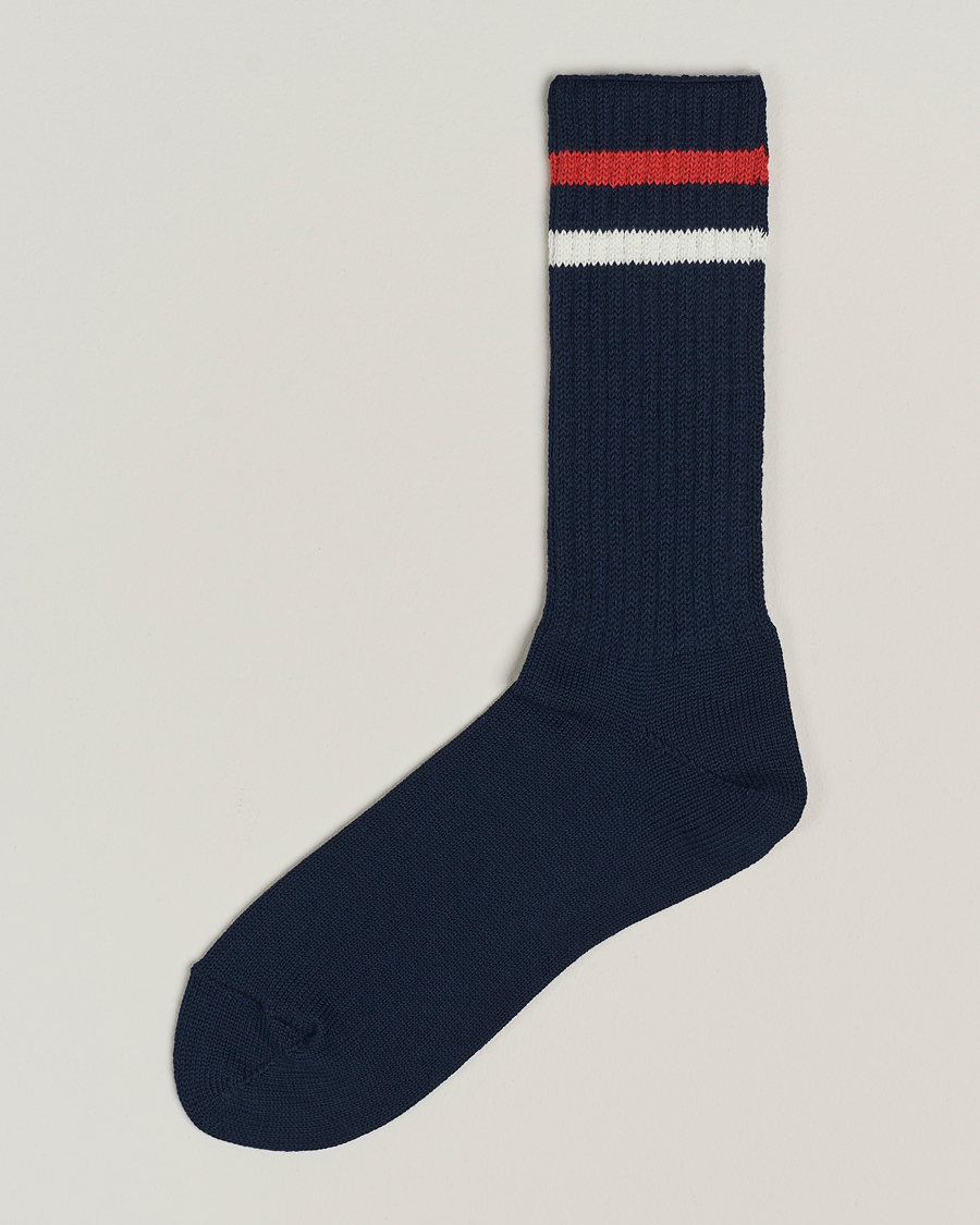 Homme | Sous-Vêtements Et Chaussettes | BEAMS PLUS | Schoolboy Socks Navy/Red