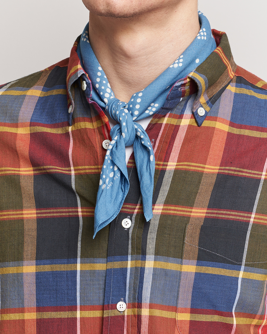 Heren | BEAMS PLUS 2-Pack Bandanas Sax Blue | BEAMS PLUS | 2-Pack Bandanas Sax Blue