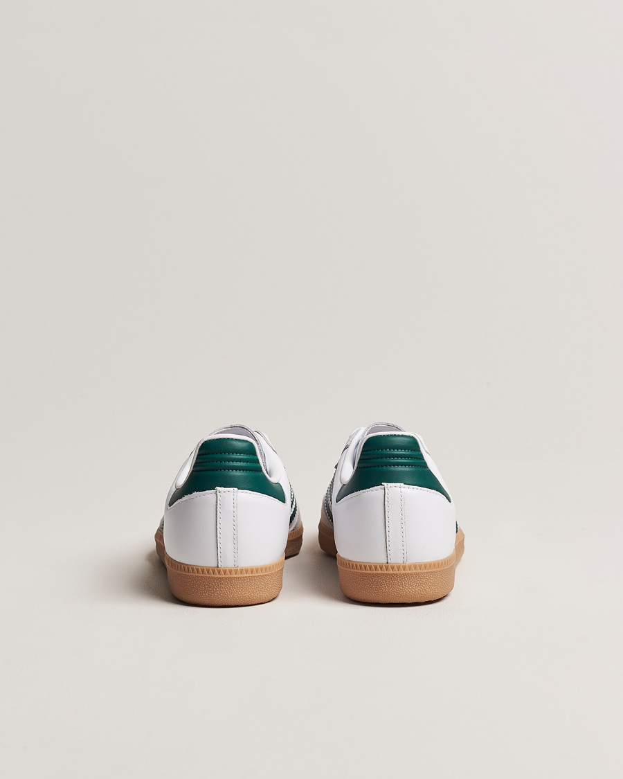 Homme | adidas Originals Samba OG Sneaker White/Green | adidas Originals | Samba OG Sneaker White/Green