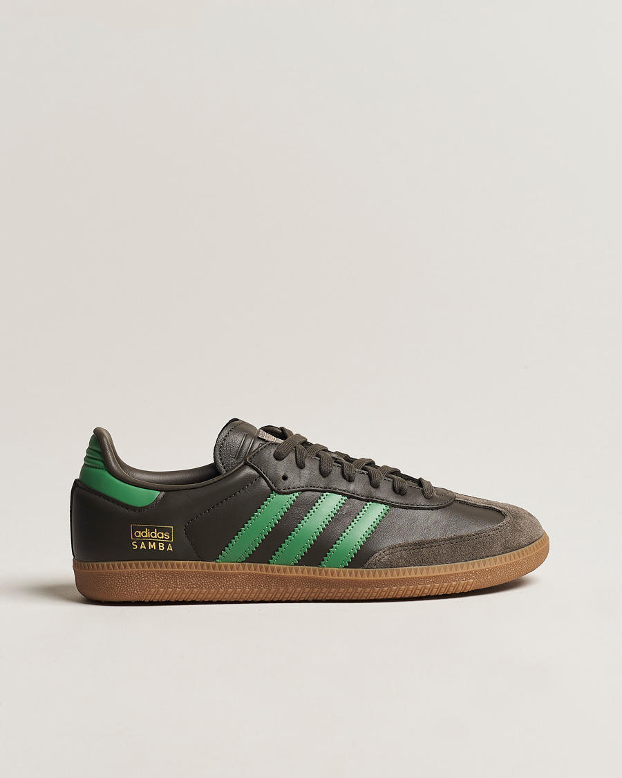 Heren | adidas Originals Samba OG Sneaker Brown/Green | adidas Originals | Samba OG Sneaker Brown/Green