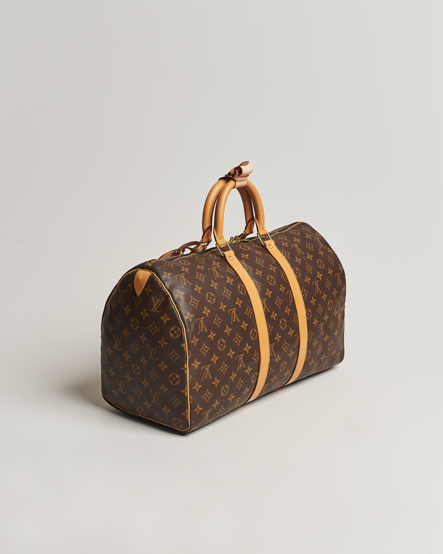Homme | Louis Vuitton Pre-Owned Keepall 45 Bag Monogram | Louis Vuitton Pre-Owned | Keepall 45 Bag Monogram