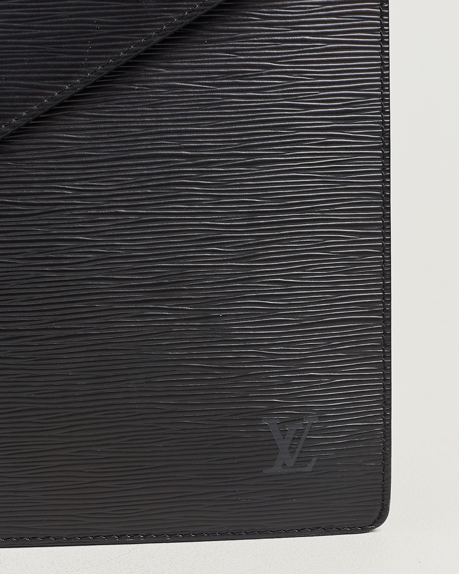 Homme | Louis Vuitton Pre-Owned Serviette Conseiller EPI Leather Briefcase | Louis Vuitton Pre-Owned | Serviette Conseiller EPI Leather Briefcase
