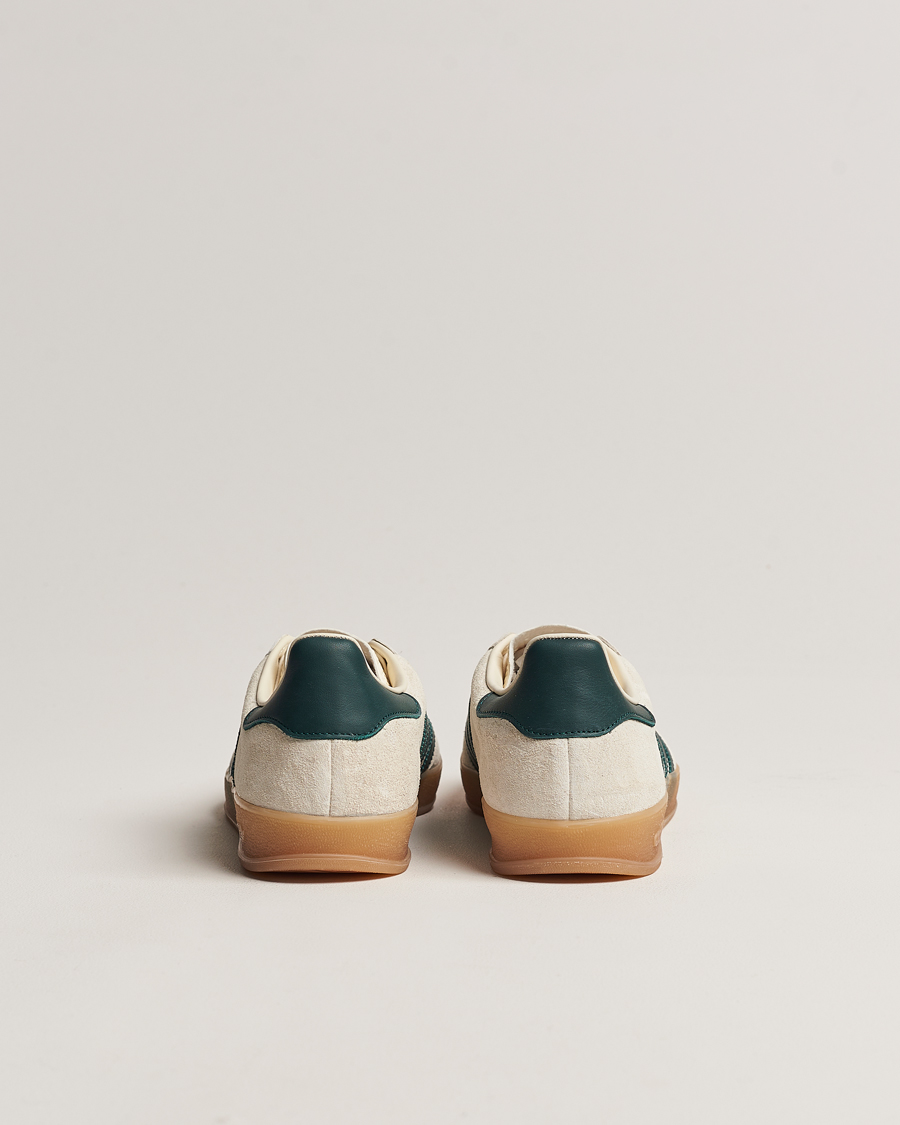 Homme | adidas Originals Gazelle Indoor Sneaker White/Green | adidas Originals | Gazelle Indoor Sneaker White/Green