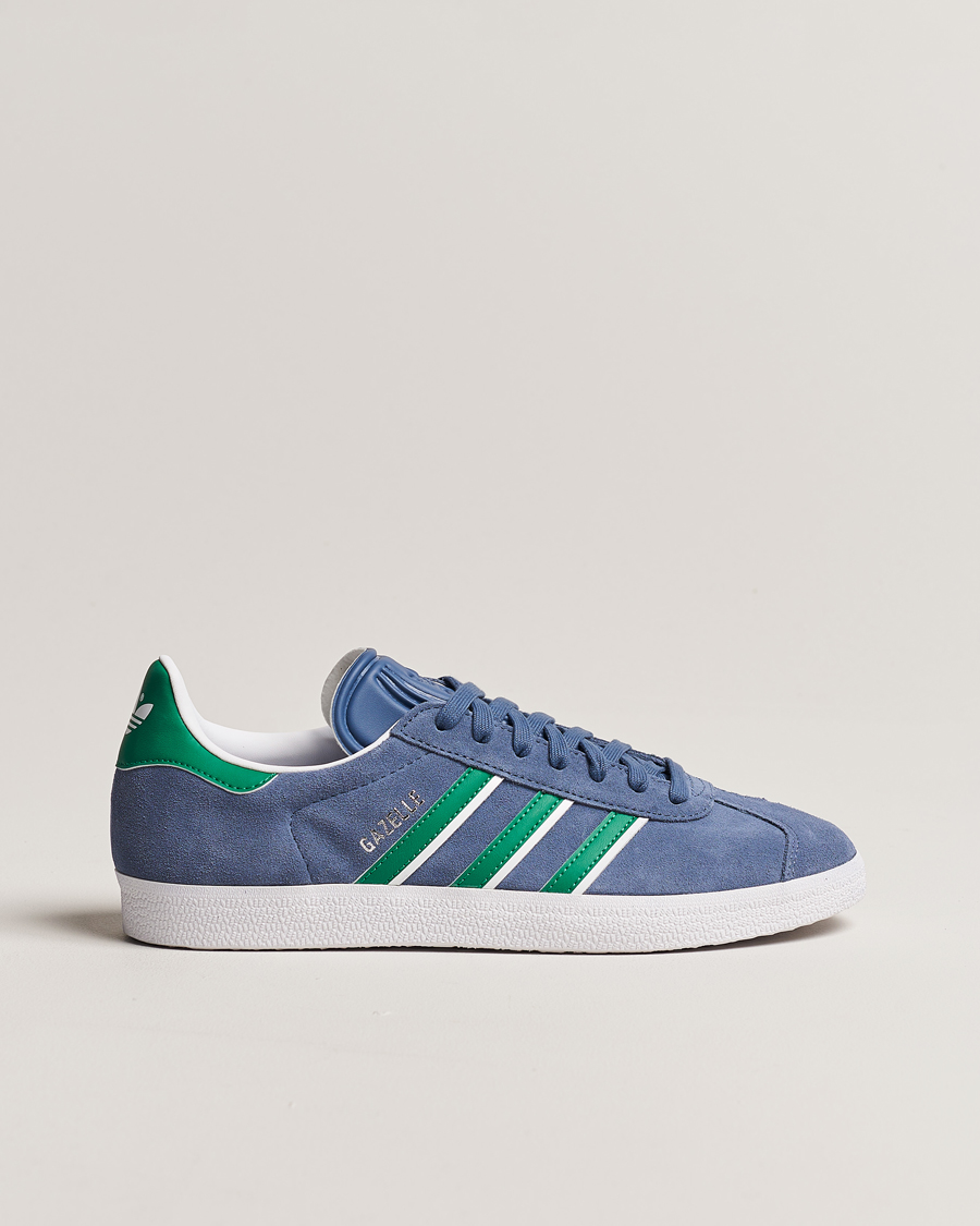 Heren | adidas Originals Gazelle Sneaker Blue/Green | adidas Originals | Gazelle Sneaker Blue/Green