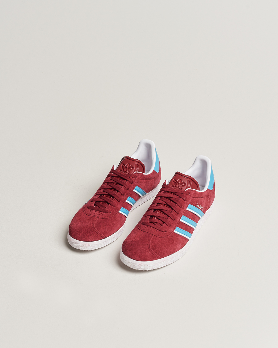 Homme | adidas Originals Gazelle Sneaker Burgundy/Blue | adidas Originals | Gazelle Sneaker Burgundy/Blue